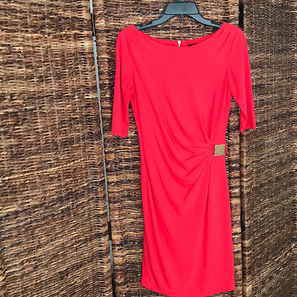 Tahari Red Dress